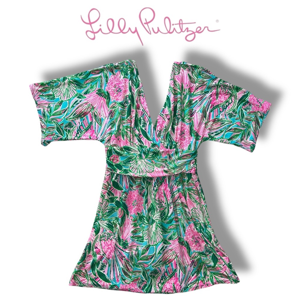 Lilly Pulitzer Rayon Parigi Skort Romper